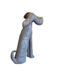 Sitting Dog With Tilted Head by Sharon Stelter