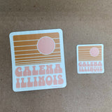 Galena Hippie Sunset Sticker by Acme Local