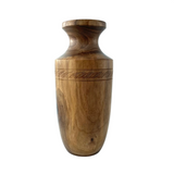 Walnut Vase by Midwest Wood Art
