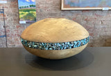 Wide Maple Vase by Midwest Wood Art
