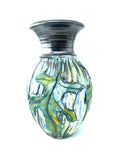 Vase with Leaves by Nancy Briggs