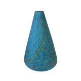 Medium Chrysocolla Vase by Scott Staats Glass