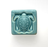 Sea Turtle 2" x 2" Tile by Whistling Frog