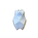 White Faceted Vase by Roberta Polfus