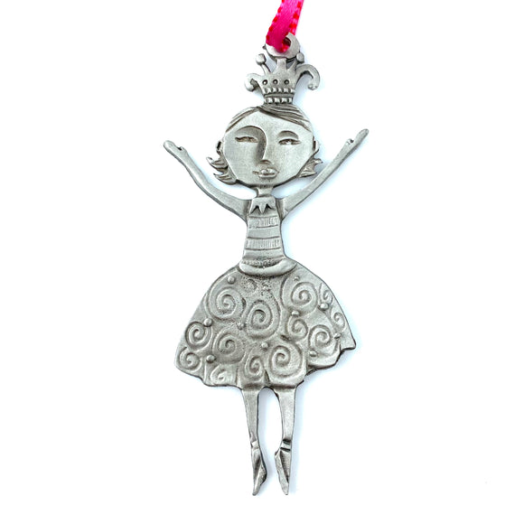 Ballerina Ornament by Leandra Drumm Designs