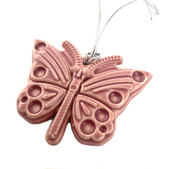 Butterfly Tile Ornament by Whistling Frog