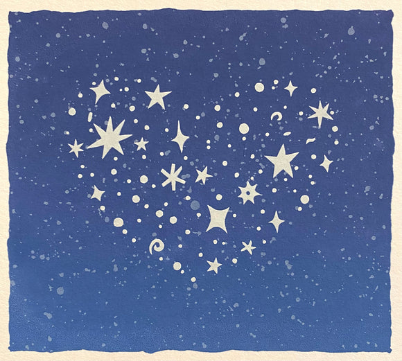 Stardust Silkscreen Print by Allison and Jonathan Metzger