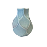 Pale Blue Faceted Vase by Roberta Polfus