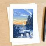 Thinking of You Greeting Card by Nan Onkka