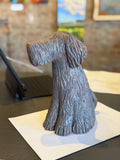 Sitting Shaggy Dog by Sharon Stelter