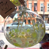 Witches Ball Glass Ornament by Hayden Wilson