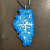 Galena Ornament Painted by Lena Olson and Created by Anthony Krier