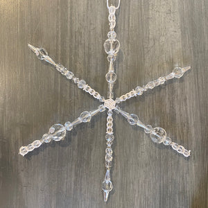 9" Snowflake Ornament by Abby Schrup