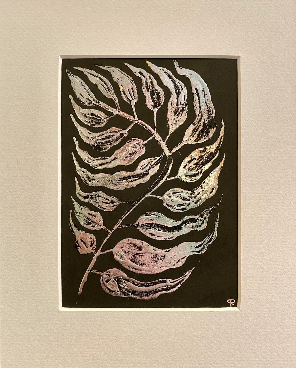 Leaves Original Drawing by Cat Rocketship – Outside the Lines Art Gallery