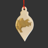 Triceratops Ornament by Keith Hershberger