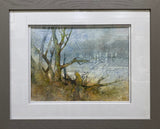 Foggy River Morning by Alda Kaufman