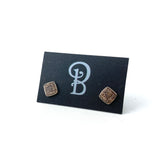 Diatom Stud Earrings #3 by BMF Jewelry