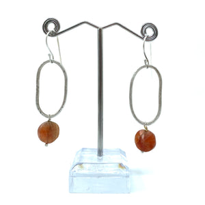 Sunstone Earrings by Abby Schrup