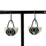 Earrings - Medium Half Oval by Hanna Piepel