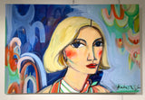 Blonde in Abstract by Bekah Ash