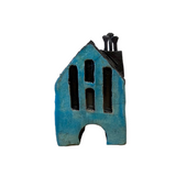 Blue Raku House by Elizabeth Boggess