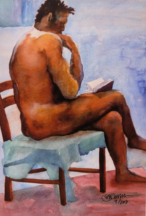 Male Nude Reproduction by JoAnne Hauser Warren