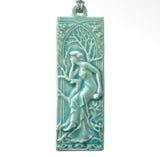 Evening Reverie Tile Ornament by Whistling Frog