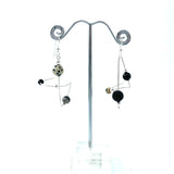 Art Deco Earrings - Black Goes With Everything by Brian Watson