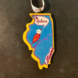 Galena Ornament Painted by Stormy Mochal and Created by Anthony Krier