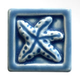 Starfish 2" x 2" Tile by Whistling Frog