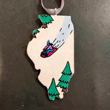 Galena Ornament Painted by Lena Olson and Created by Anthony Krier