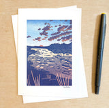 Backcountry Sunrise Greeting Card by Nan Onkka