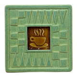Coffee Cup Coaster by Macone Clay