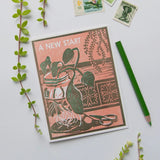 A New Start Card by Heartell Press