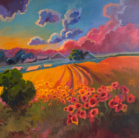 A Moment Before Night by Sri Rao – Outside the Lines Art Gallery