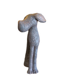 Sitting Dog With Tilted Head by Sharon Stelter