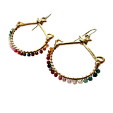 Wrapped Hoop Earrings by Lock and Key Design