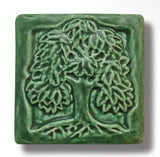 Standing Tree 4" x 4" Tile by Whistling Frog