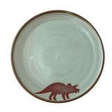 Triceratops Dinner Plate by Keith Hershberger