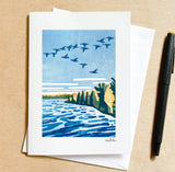 Steady On Greeting Card by Nan Onkka