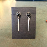 Black Onyx Earrings by Margie Magnuson