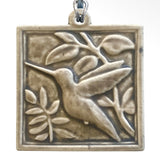 Hummingbird Tile Ornament by Whistling Frog