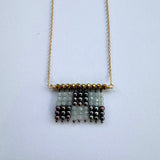Aquamarine and Pearl Necklace by Silvana Segulja