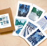 Winter Boxed Greeting Cards by Nan Onkka