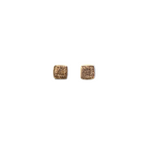 Diatom Stud Earrings #3 by BMF Jewelry
