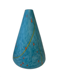 Medium Chrysocolla Vase by Scott Staats Glass