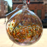 Witches Ball Glass Ornament by Hayden Wilson
