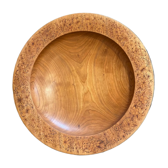 Cherry Bowl by Midwest Wood Art