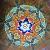 Sangria - Red Cedar Serendipity Kaleidoscope by Peggy & Steve Kittelson