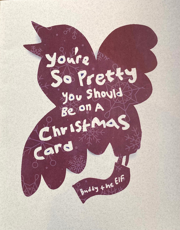 So Pretty Christmas Greeting Card by Jake Putnam